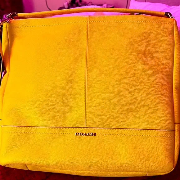Bright Yellow Coach Bag